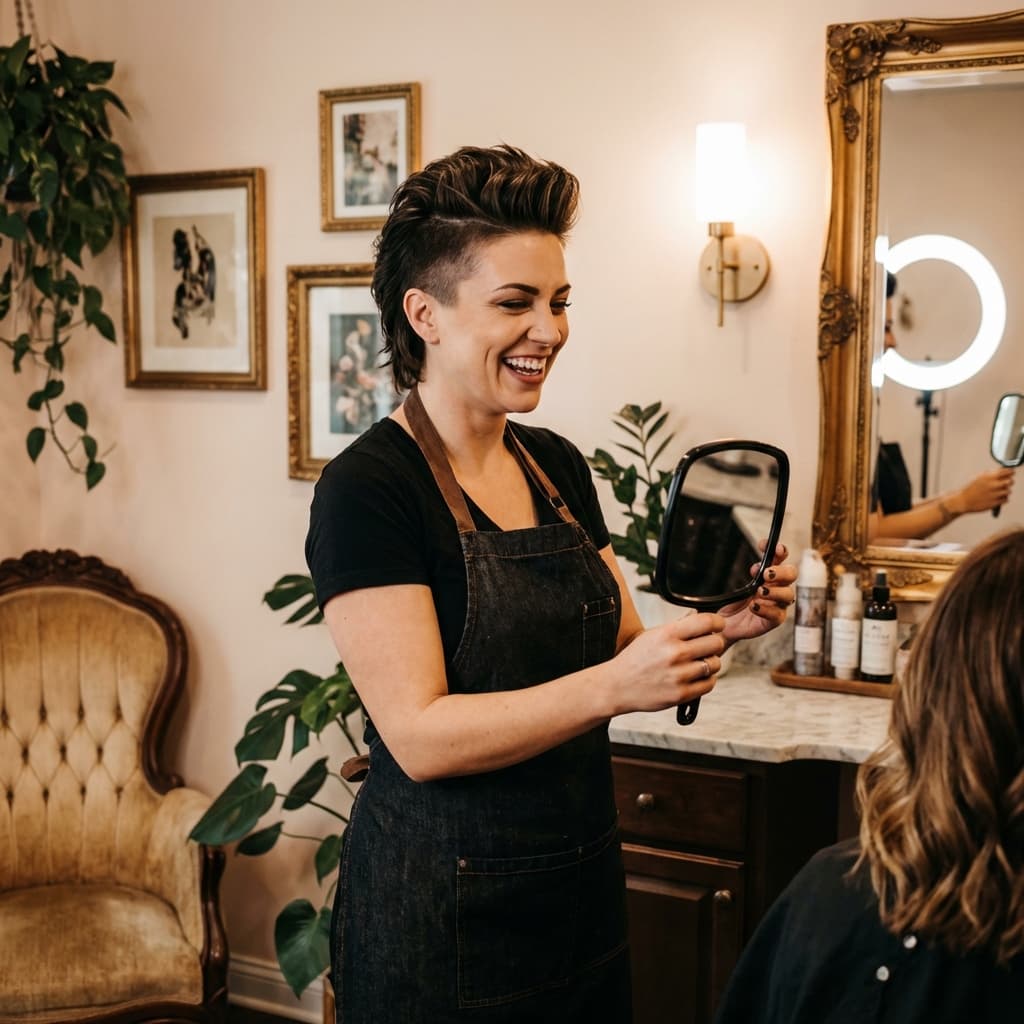 Hair & Color Specialist using Booka